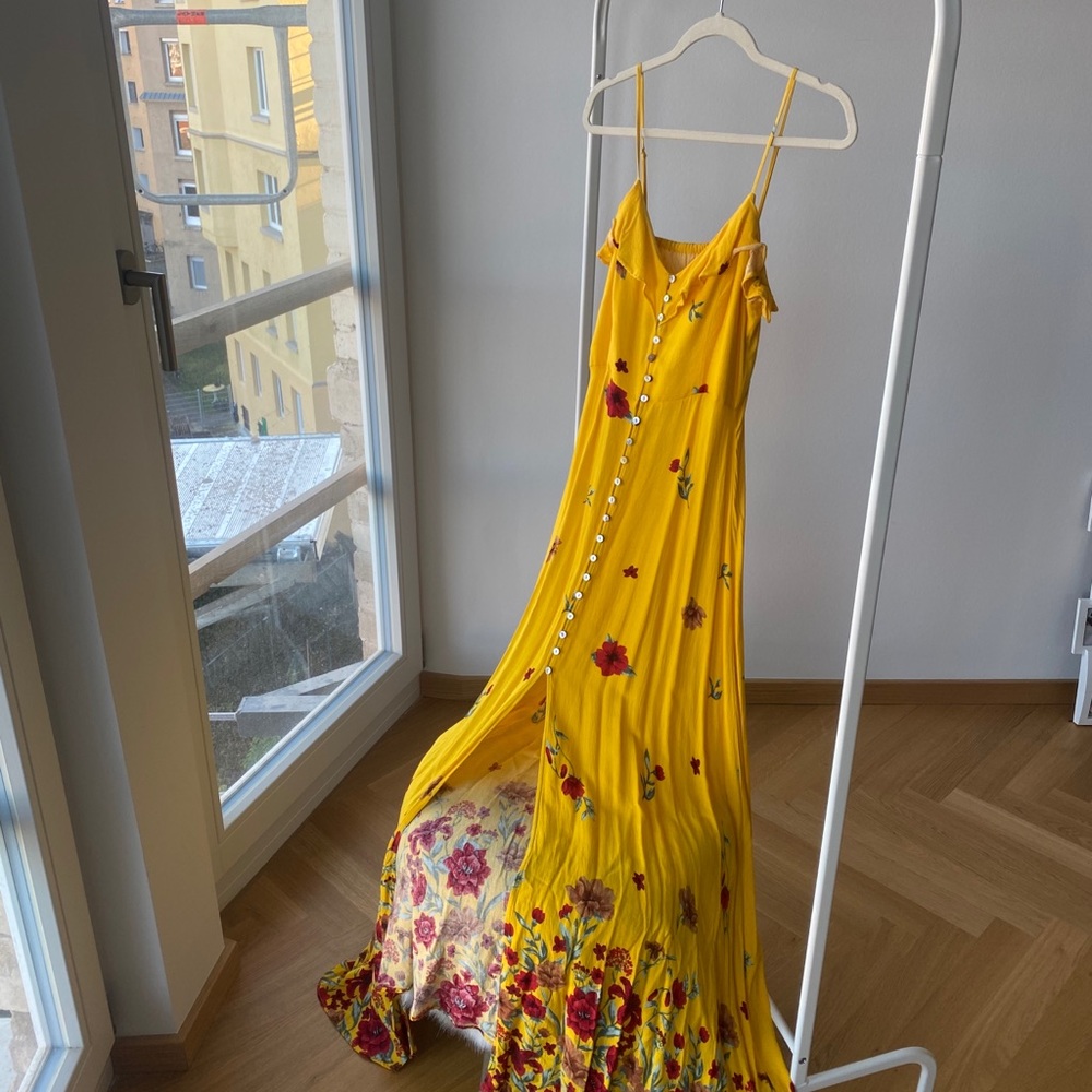 Button Down Long Flowing Forever 21 Dress